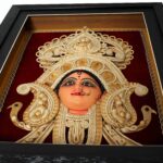 Maa Durga handcrafted Jute Painting